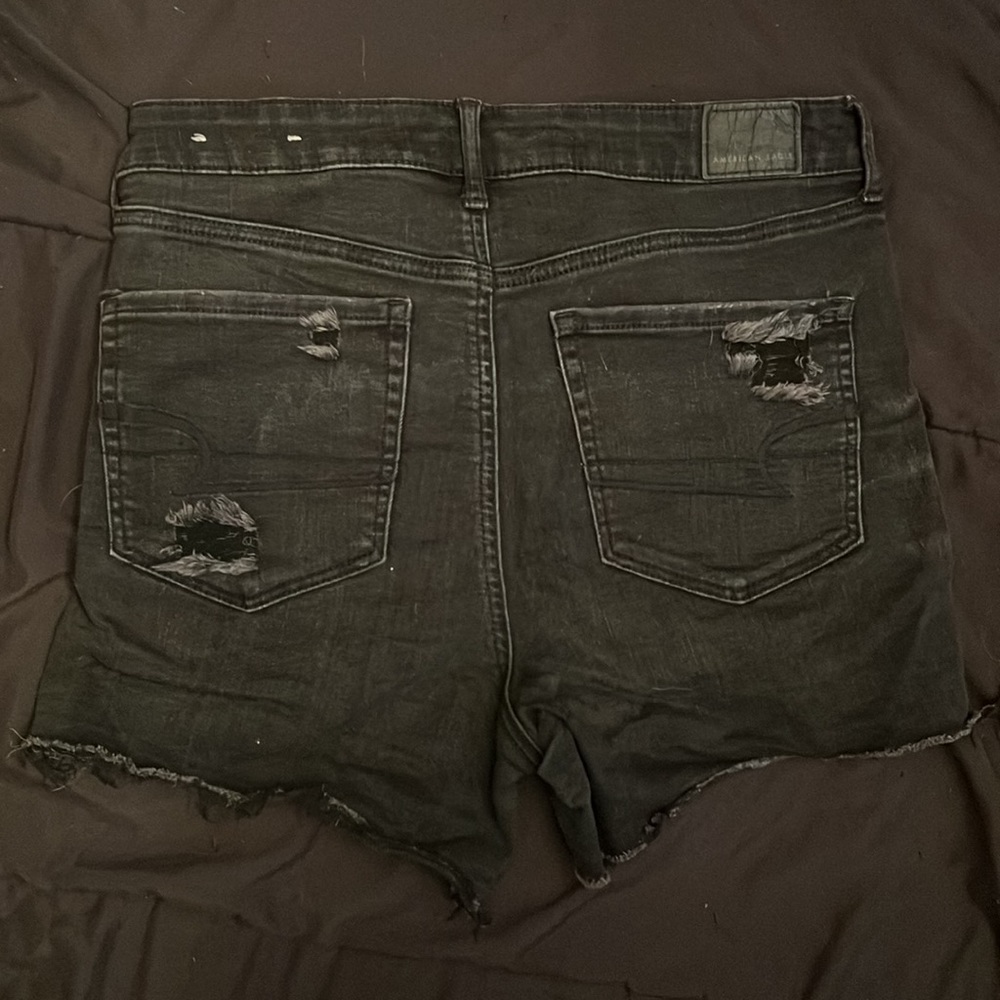 American Eagle Super High Rise Stretch Denim Shorts size 8 - Picture 5 of 7
